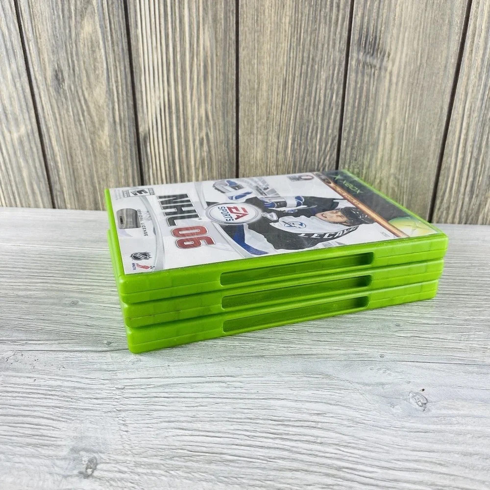 Lot of 3 Original Xbox Games Sports NHL 06, Rugby 2005 & MVP NCAA Baseball 06